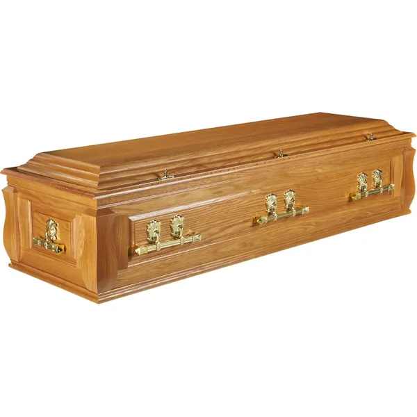 Aston Solid Oak Casket