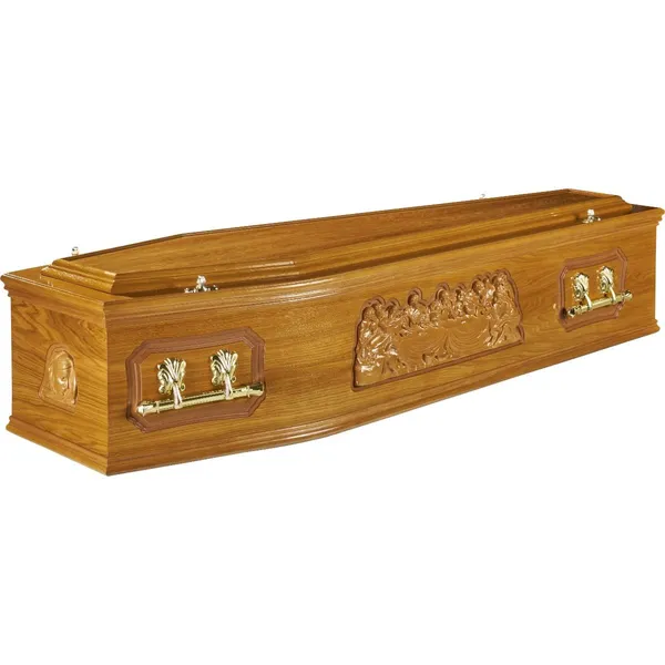 The last supper coffin