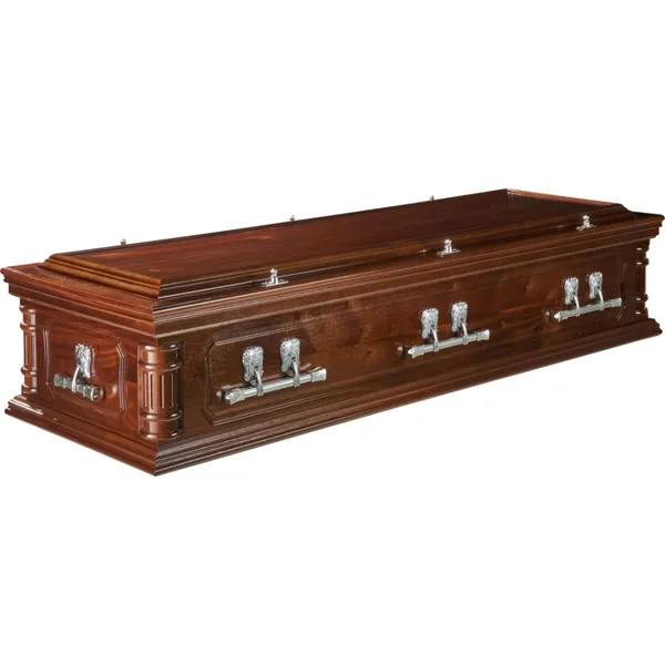 Worcester Solid Mahogany Casket